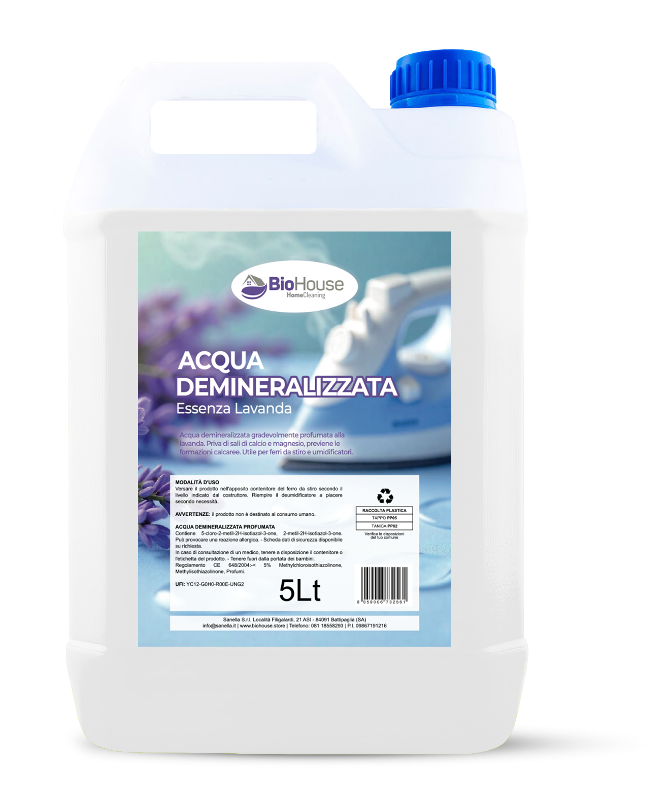 BioHouse - Acqua Demineralizzata Profumata Lavanda