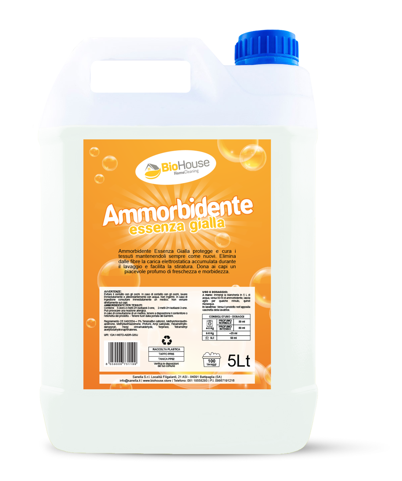 Bio House - Ammorbidente Essenza Gialla