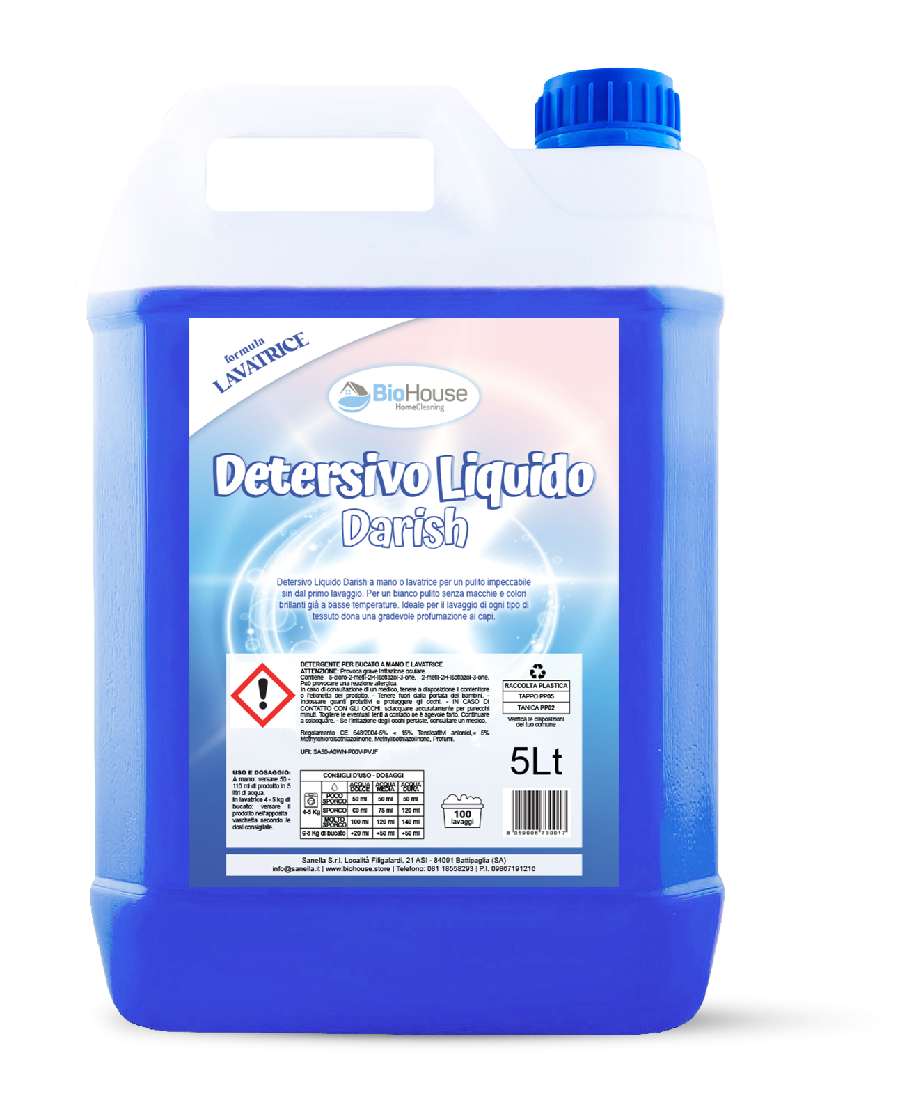 BioHouse - Detersivo Lavatrice Darish