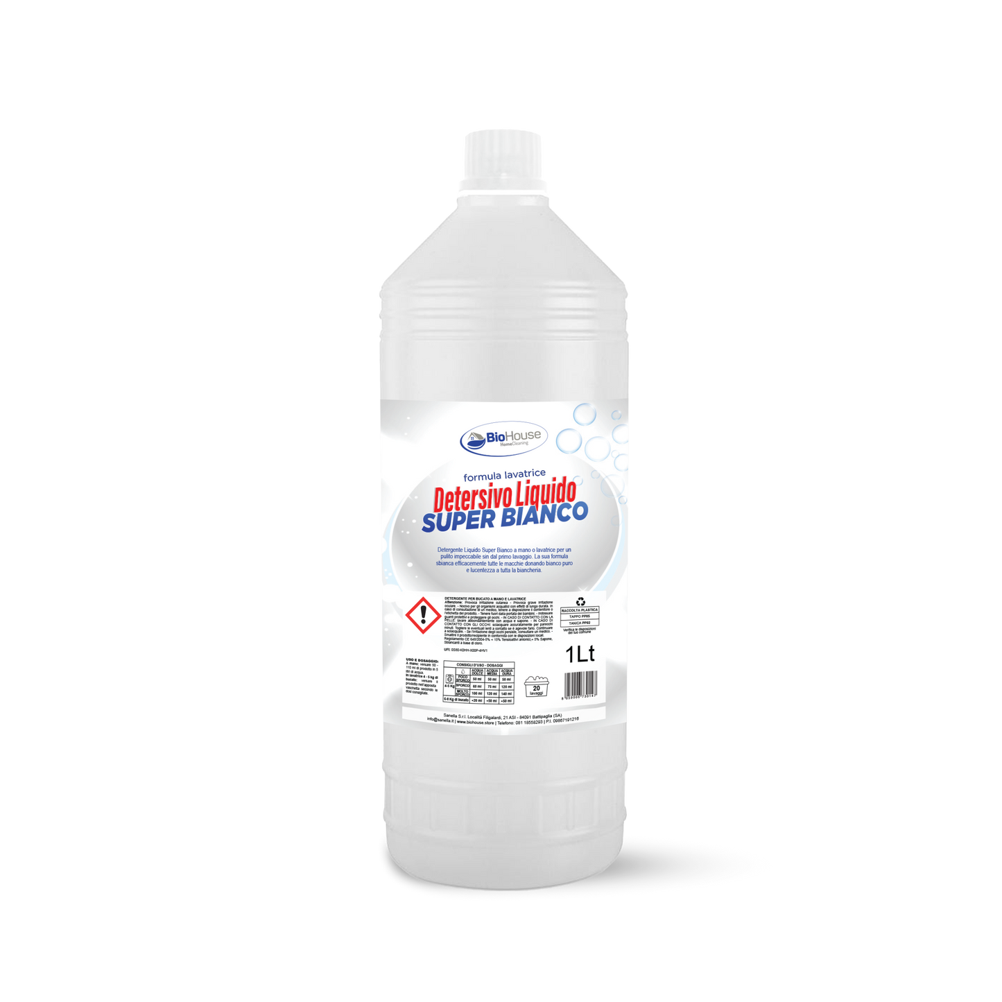 BioHouse - Detersivo Lavatrice Super Bianco