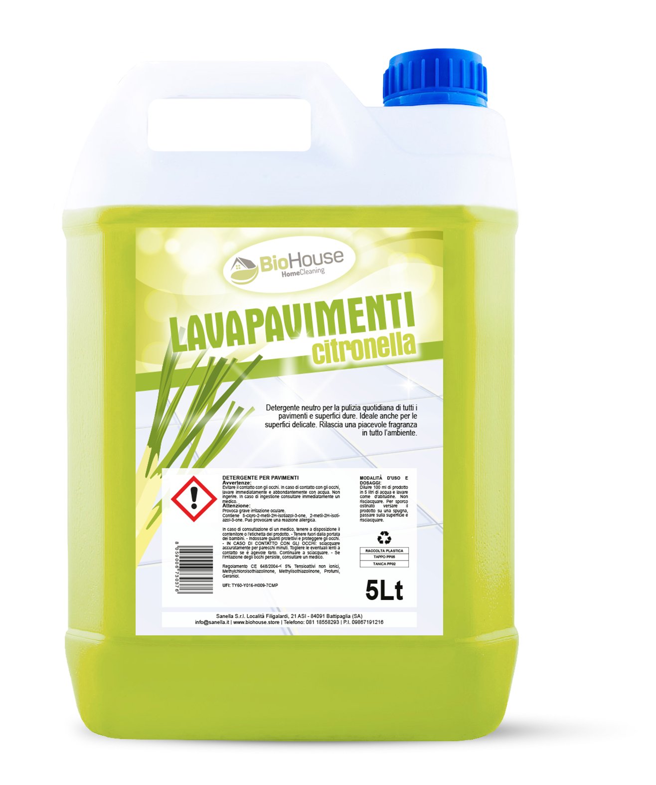 Bio House - Lavapavimenti Citronella