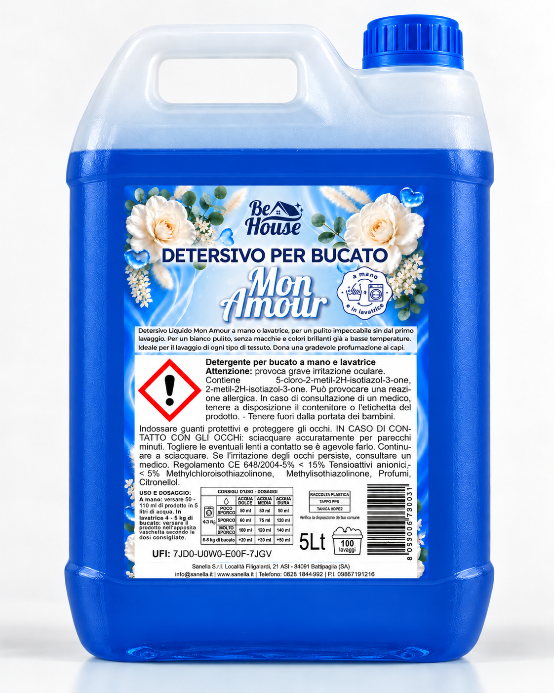 BeHouse - Detersivo Per Bucato Mon Amour