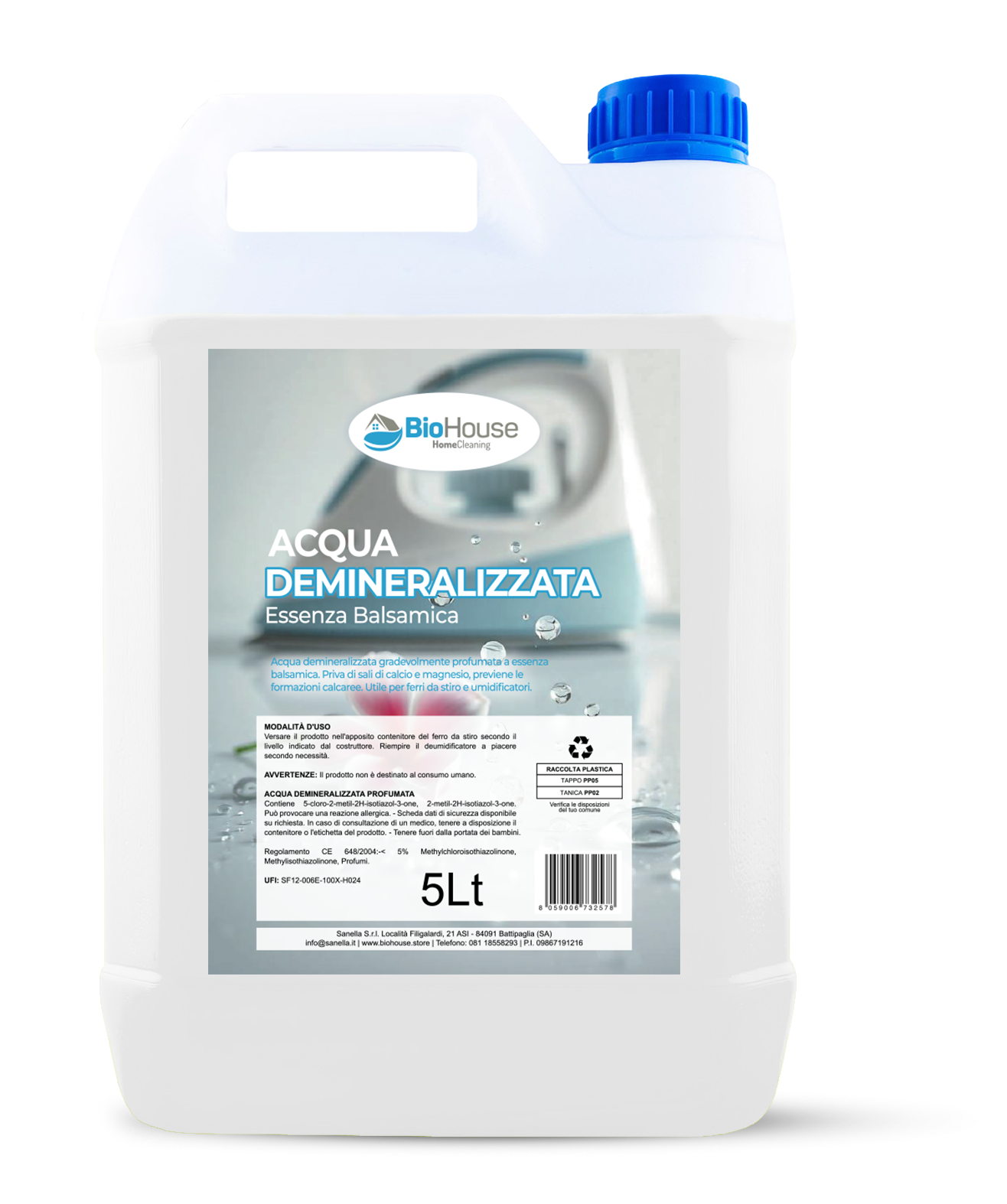 BioHouse - Acqua Demineralizzata Profumata Balsamica