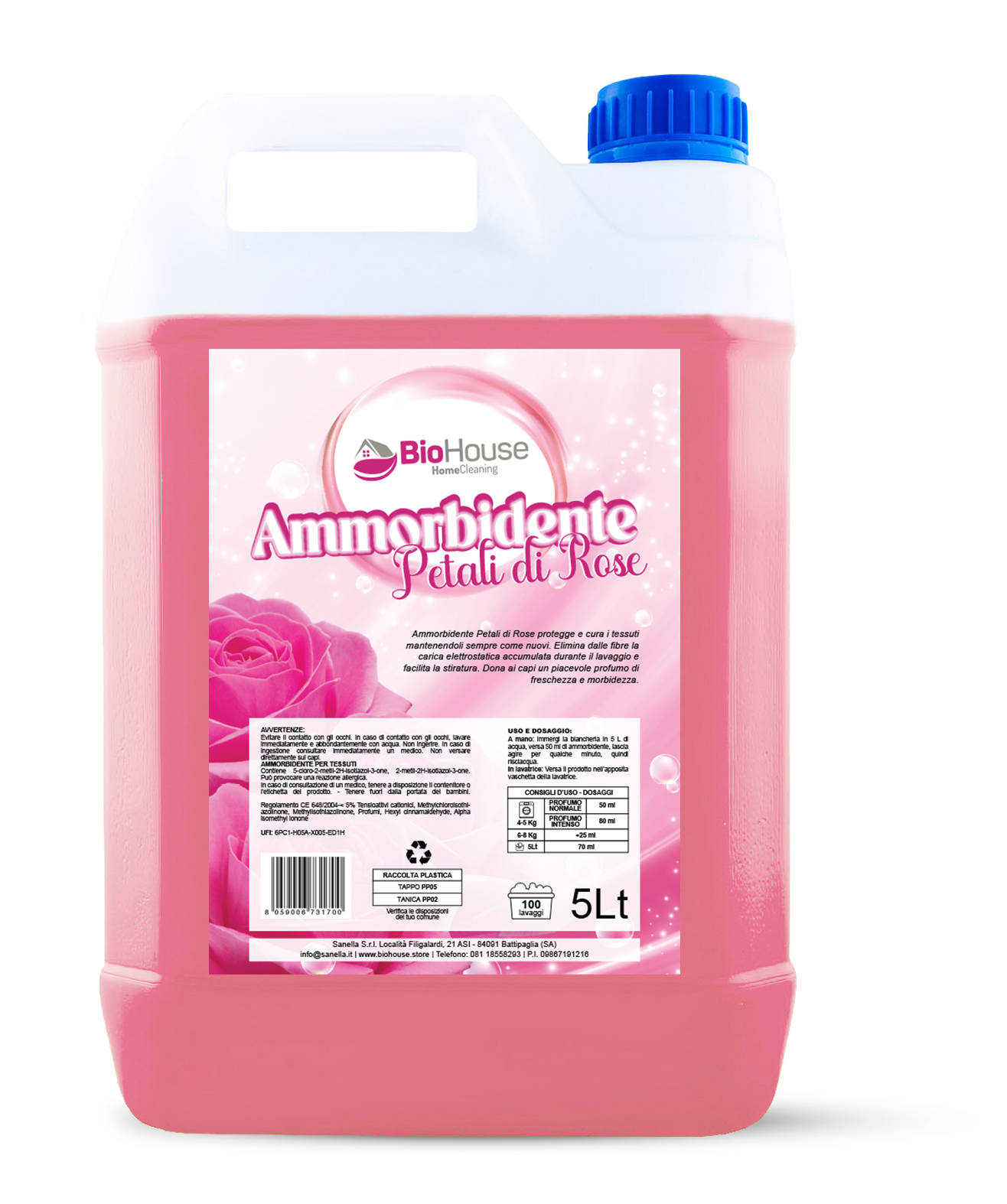 Bio House - Ammorbidente Petali di Rose