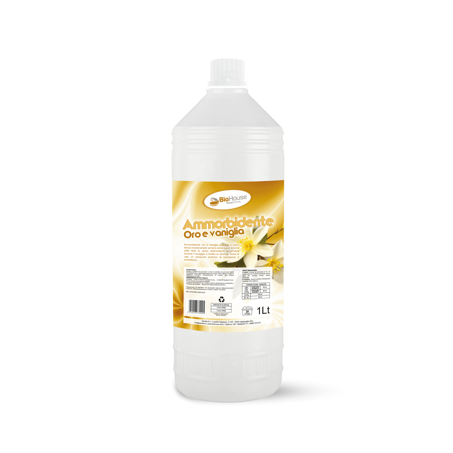 Bio House - Ammorbidente Oro e Vaniglia