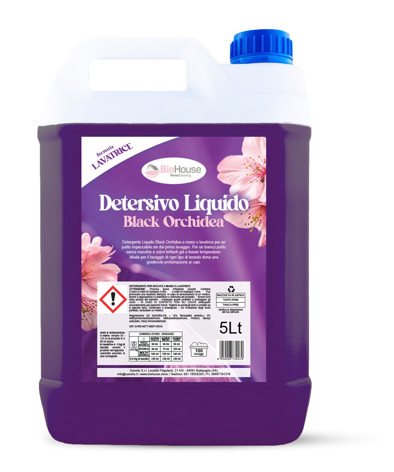 BioHouse - Detersivo Lavatrice Black Orchidea