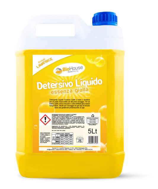 BioHouse - Detersivo Lavatrice Essenza Gialla