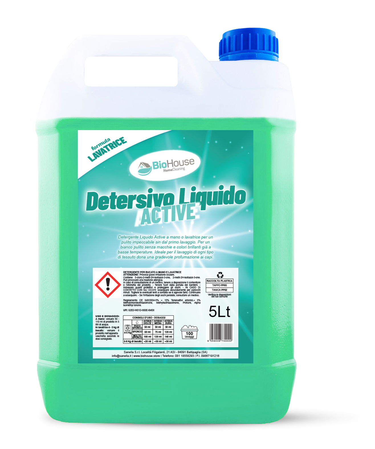 BioHouse - Detersivo Lavatrice Active