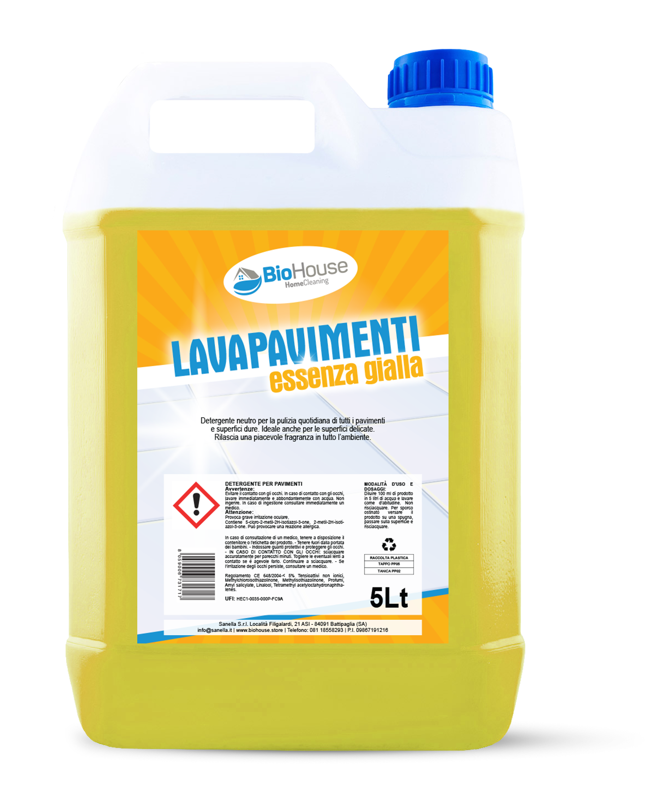 Bio House - Lavapavimenti Essenza Gialla