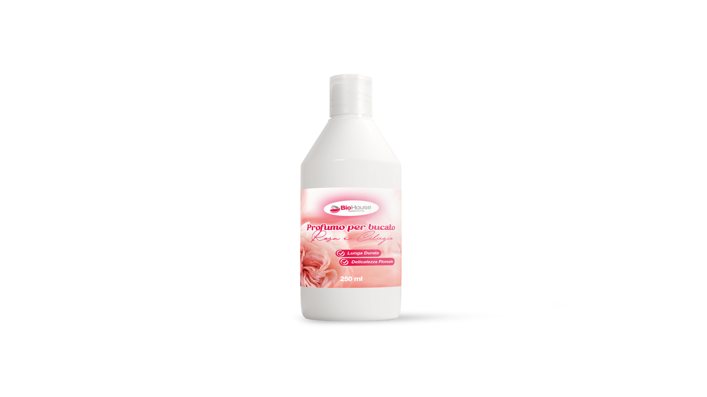 BioHouse - Profumo per bucato Rosa e Ciliegio