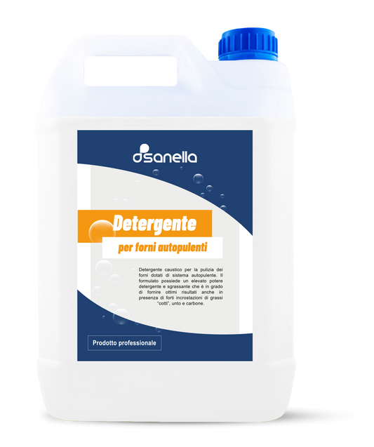 Oven cleaner for self-cleaning ovens